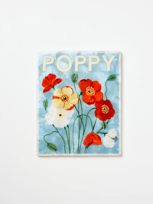 Market Poppy Wall Art