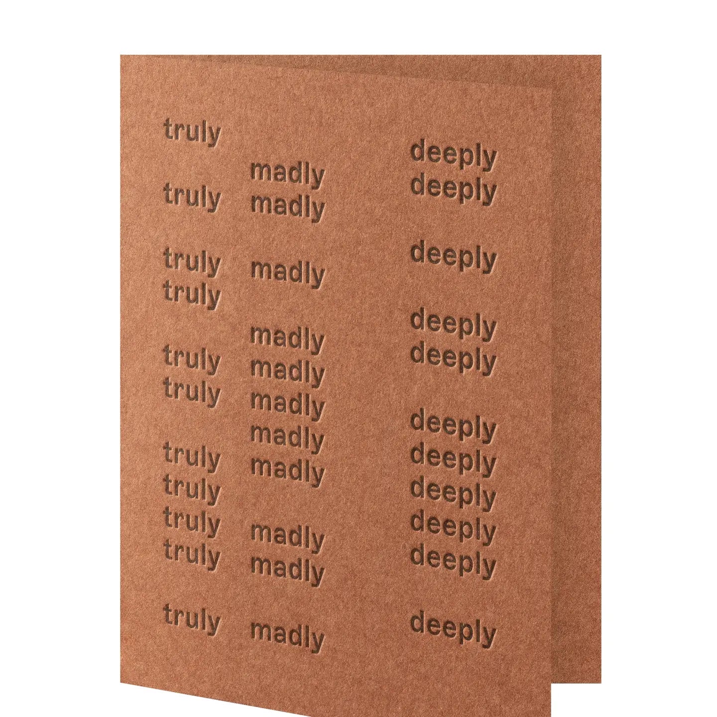 Truly, Madly, Deeply Card