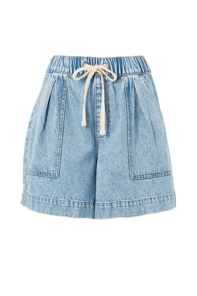 Relaxed Everyday Short Vintage Blue