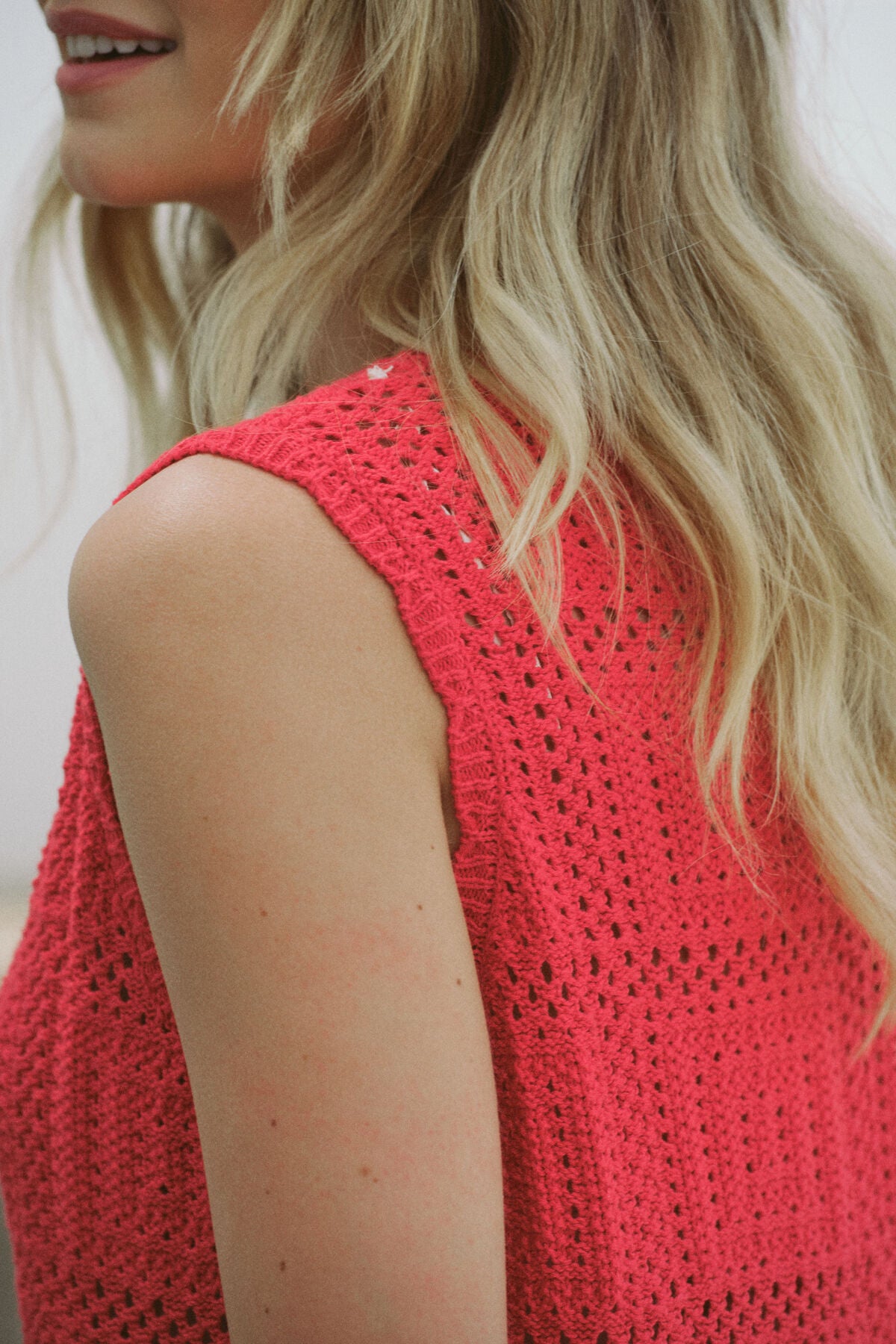 Square Knit Midi Tank Dress