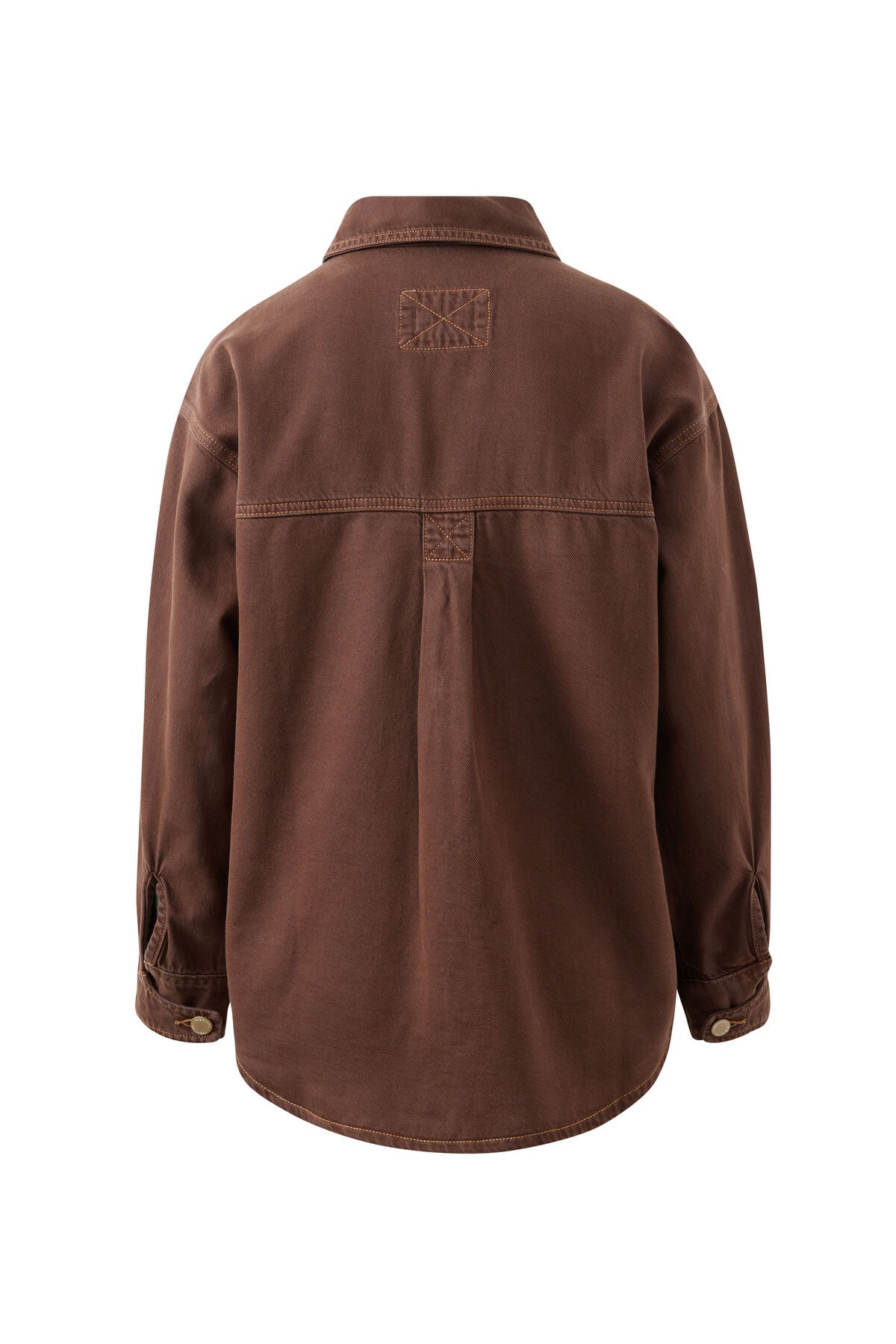 Bobbi Denim Shacket ~ Chocolate