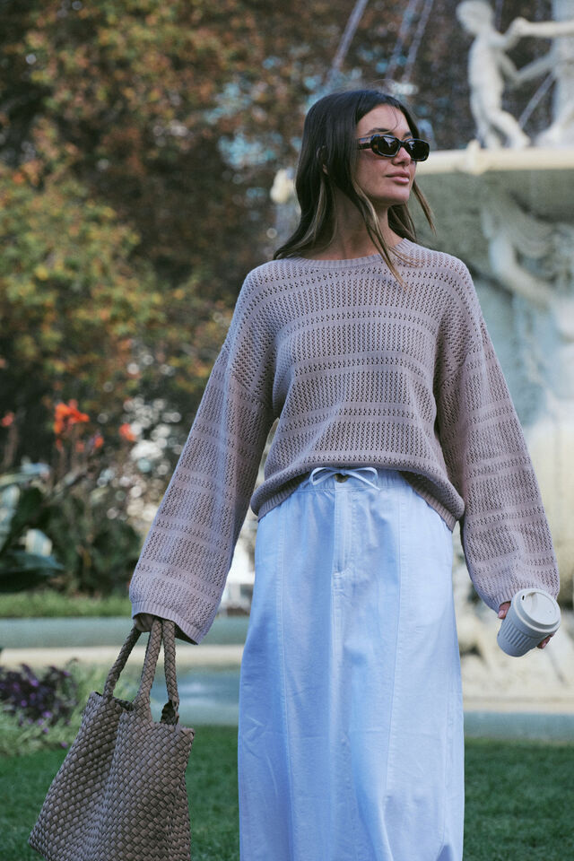 Slouchy Spring Knit String