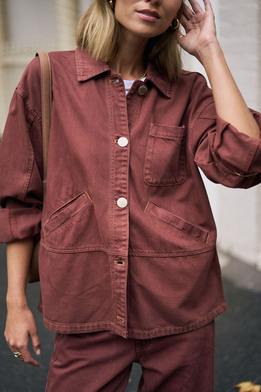 Ziggy Shacket ~ Burnt Toffee