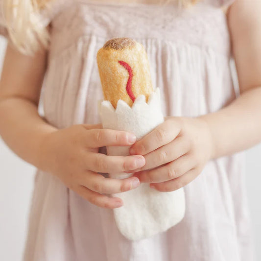 Felt Sausage Roll in a Bag