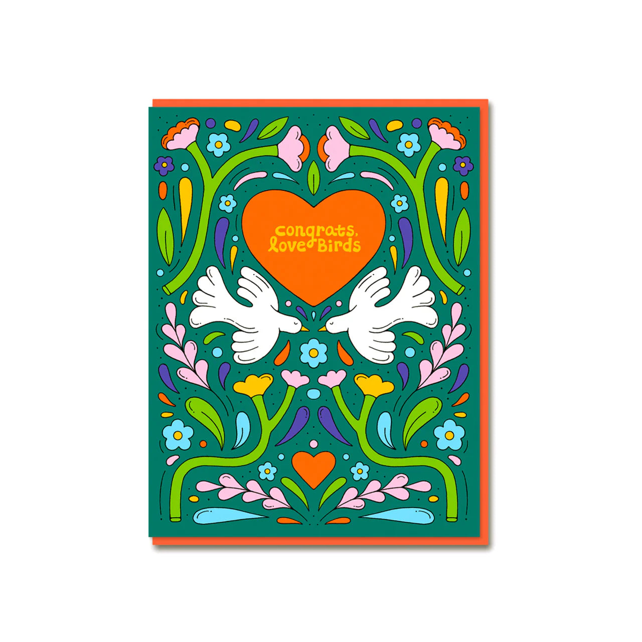 Congrats Love Birds Card
