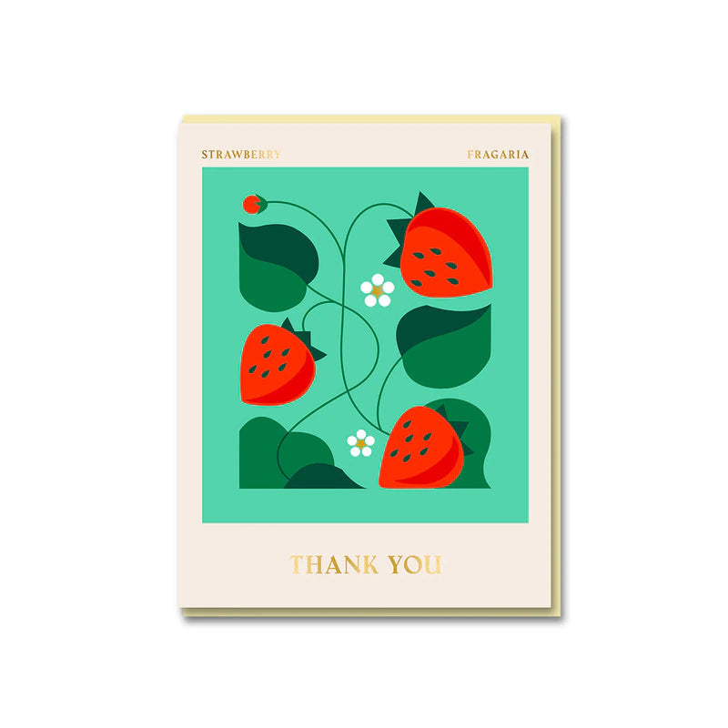 Strawberry Thank You Card
