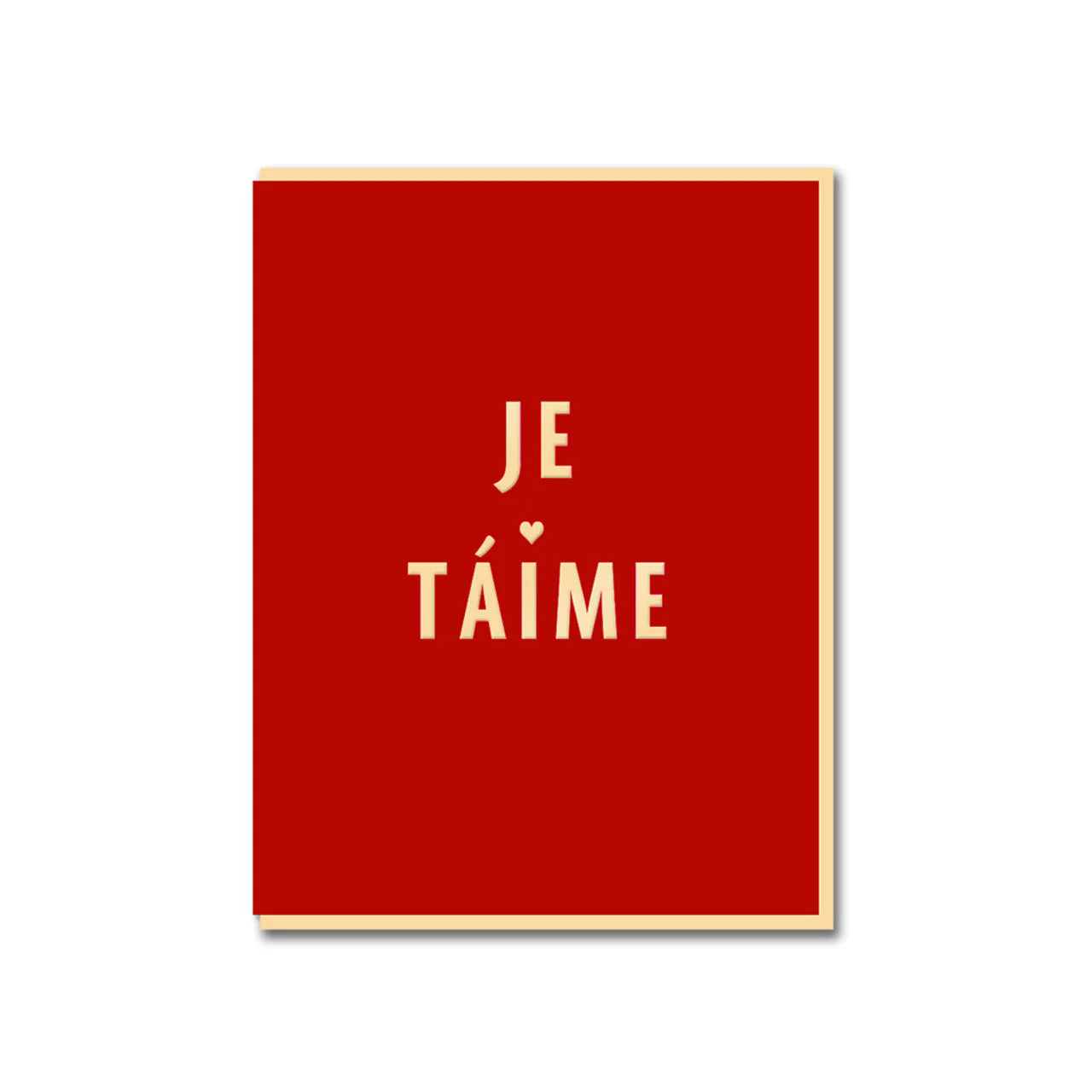 Je T’aime Card