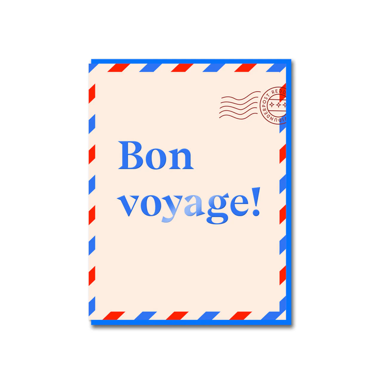 Bon Voyage Letter Card