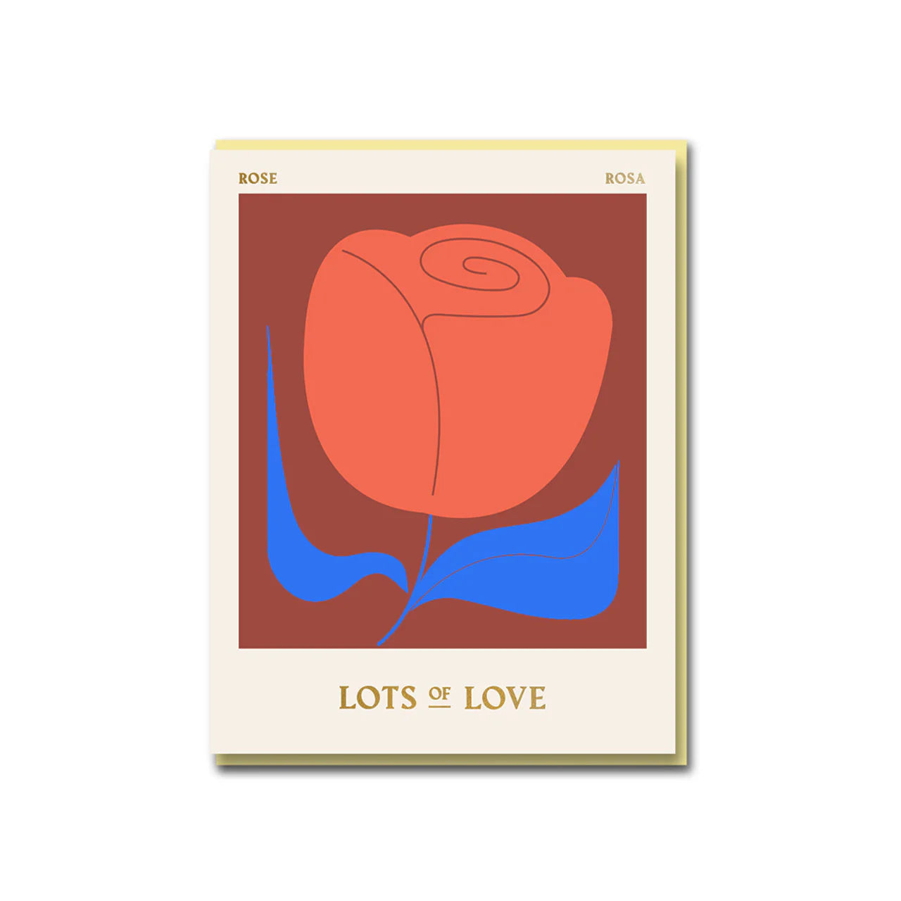 Rose Lots of Love Card