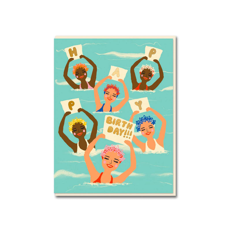 Synchronised Girls Card