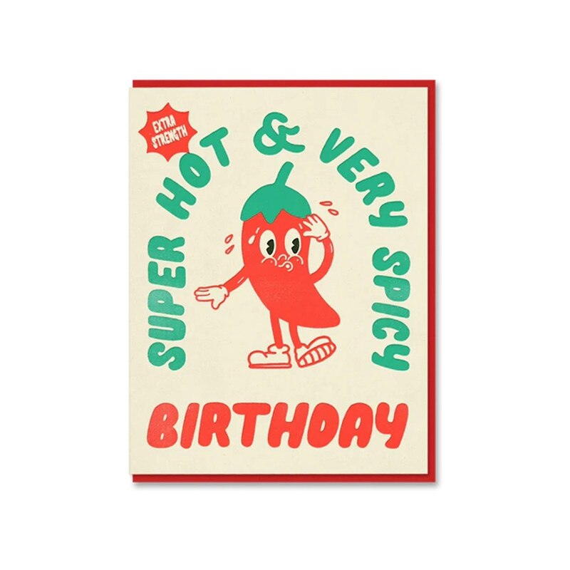 Chilli Birthday Card
