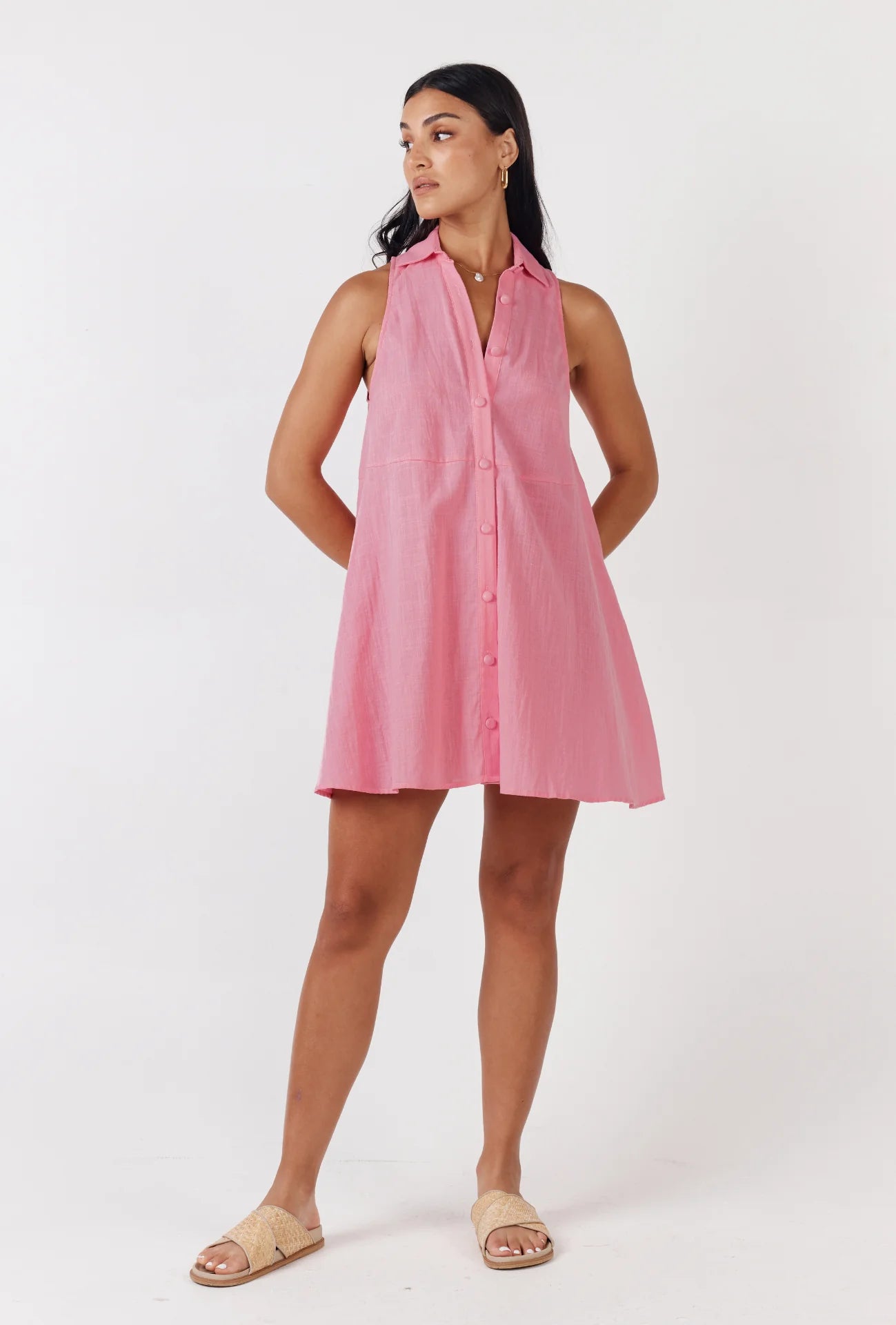 Reef Mini Dress Pink