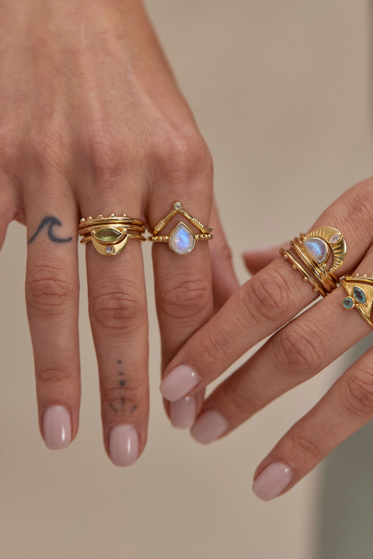 Noble Gold Stacking Ring ~ 6/S
