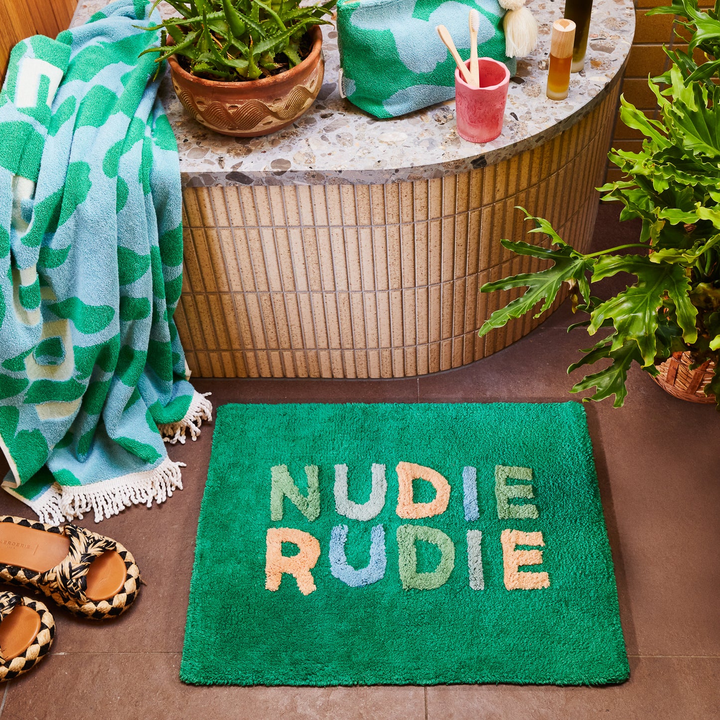 Nudie Rudie Bath Mat MINI Perilla