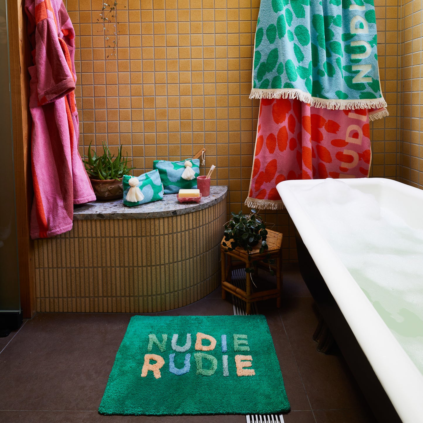 Nudie Rudie Bath Mat MINI Perilla