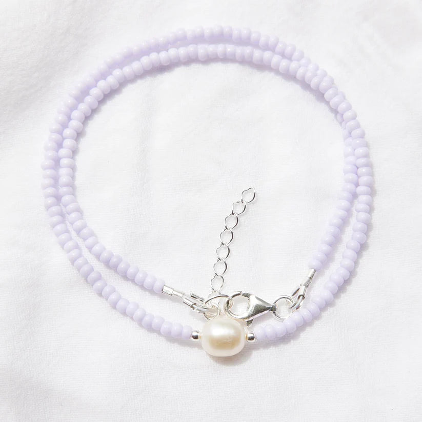 Lavendar Love Necklace 45cm