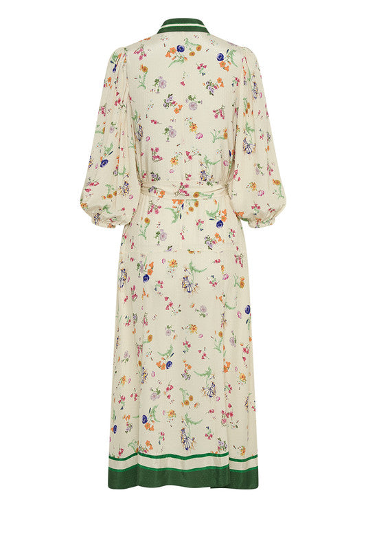 Bettina Drop Waist Dress Vintage Ditsy