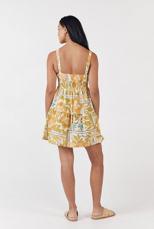 Island Mini Dress Paradise Print