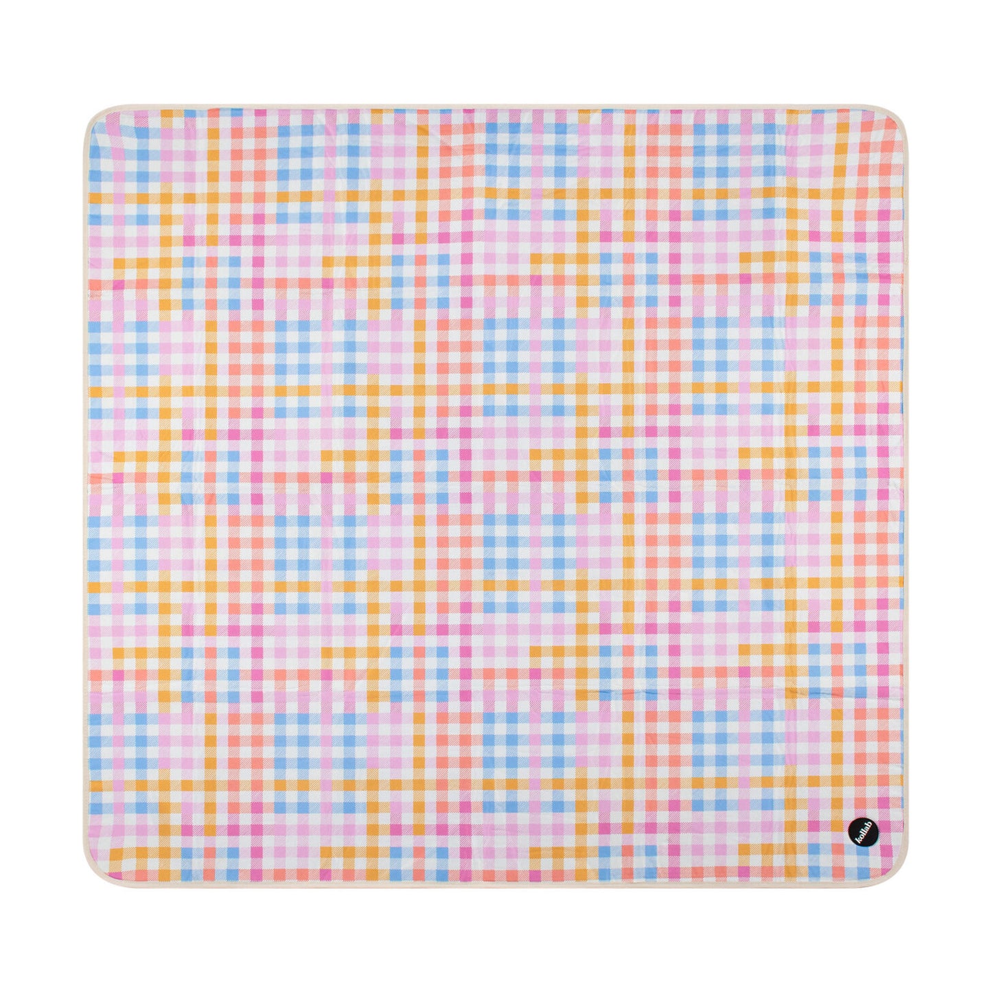 Holiday Medium Mat Rainbow Check