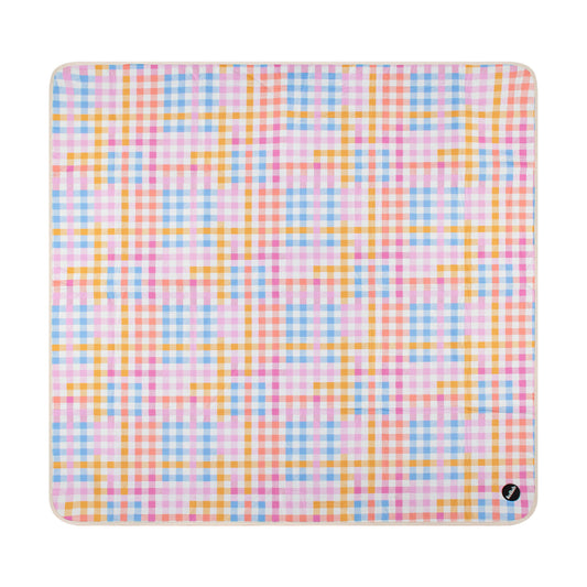 Holiday Medium Mat Rainbow Check