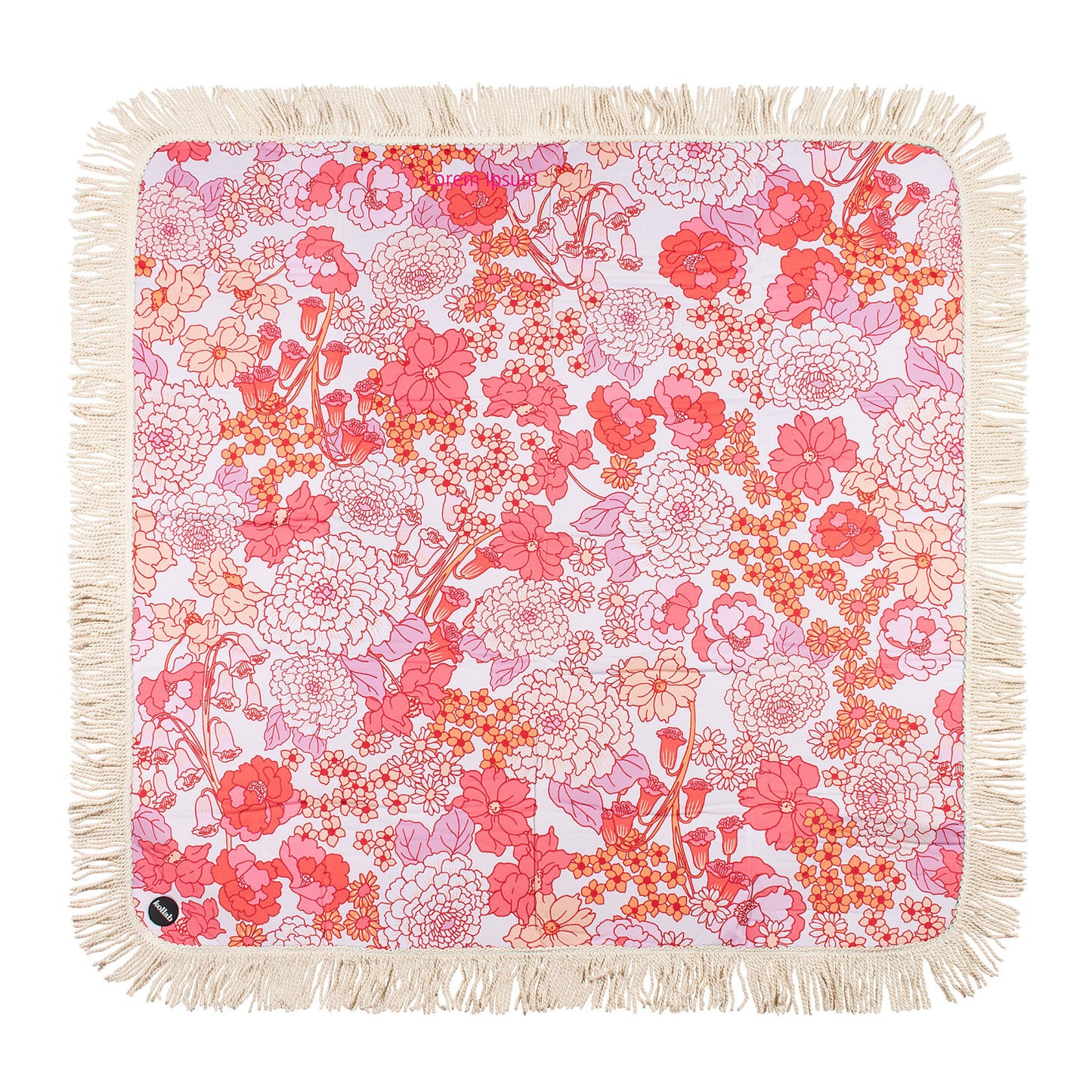 Holiday Fringed Picnic Mat Harajuku