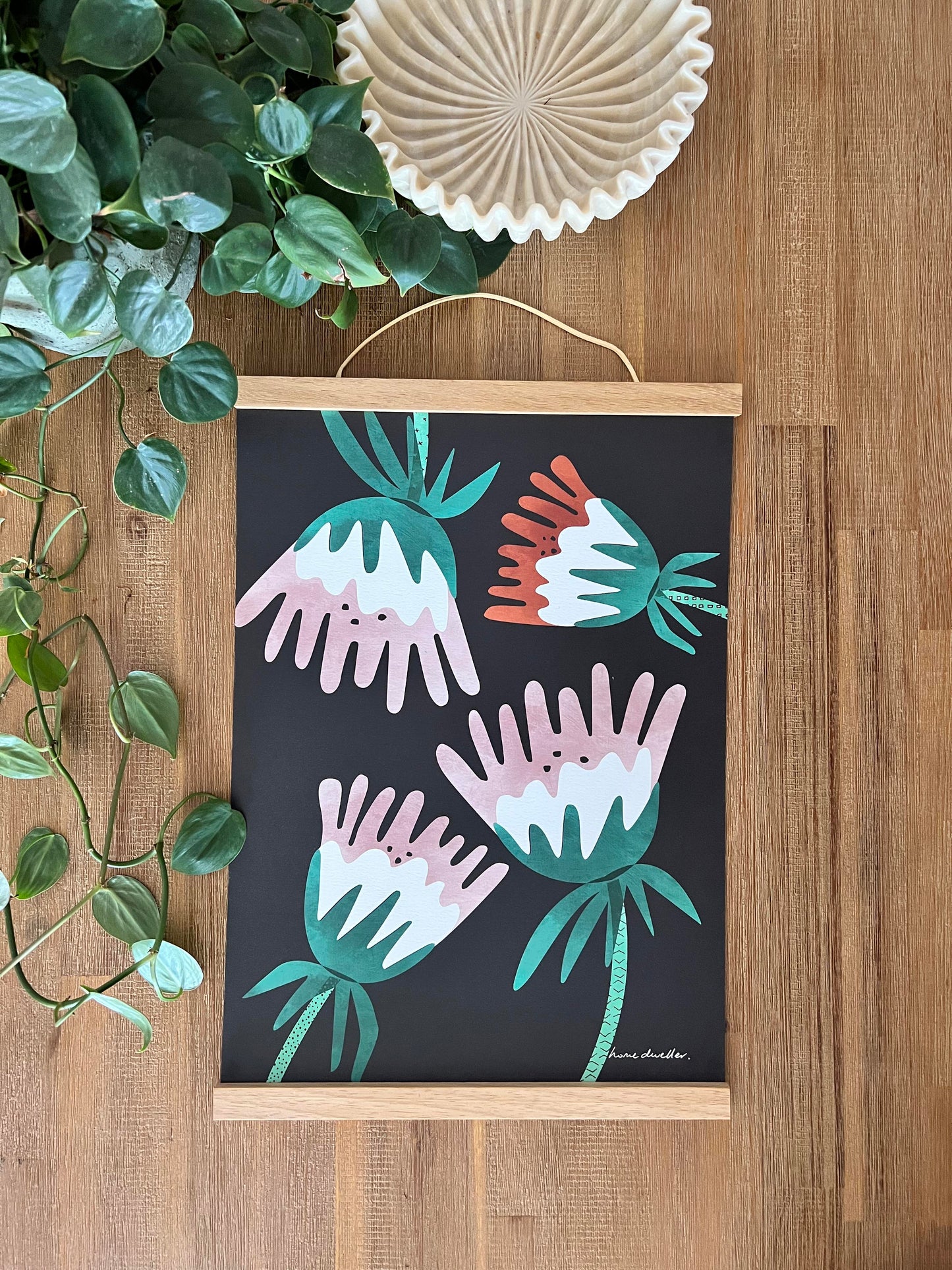 Wooden Magnetic Art Frame