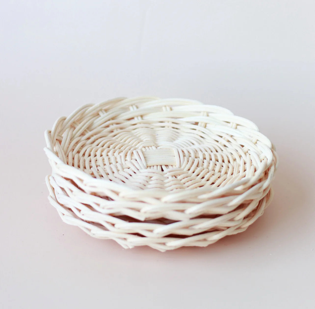 Rattan Play Plates Set of 4