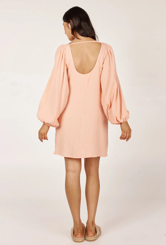 Sara Mini Dress Peach
