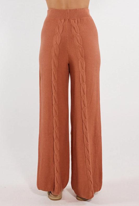 Tuliana Knit Pants Rosewood