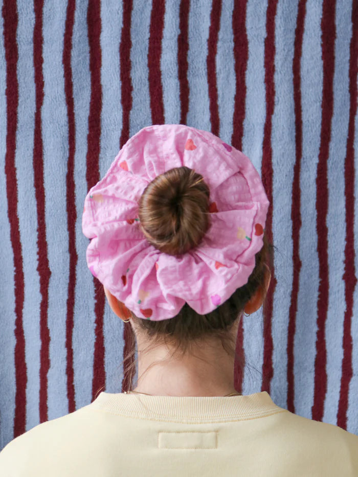 Forget Me Not Scrunchie in Peony