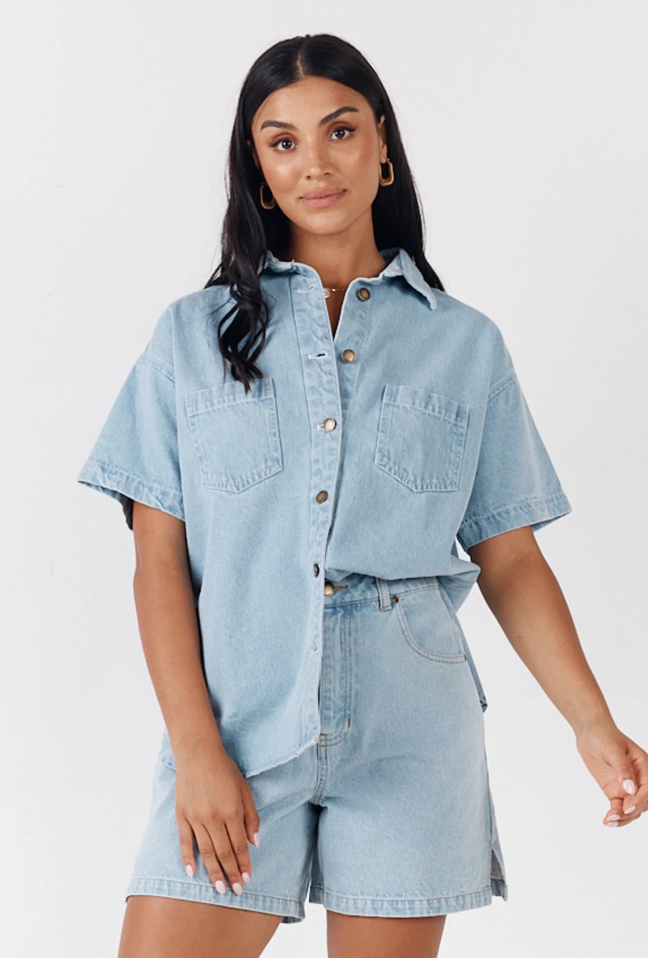 Gypsy Shorts Light Blue Wash