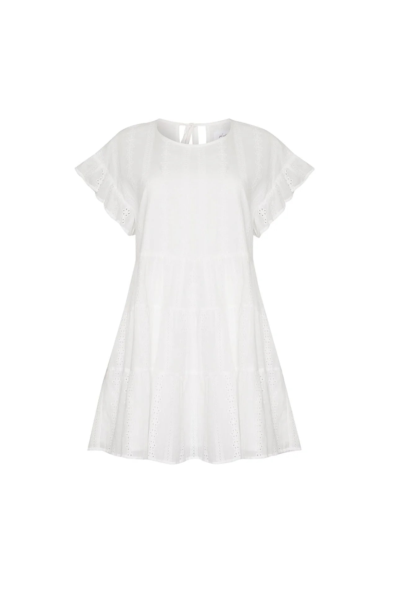 Twilight Mini Dress White Eyelet