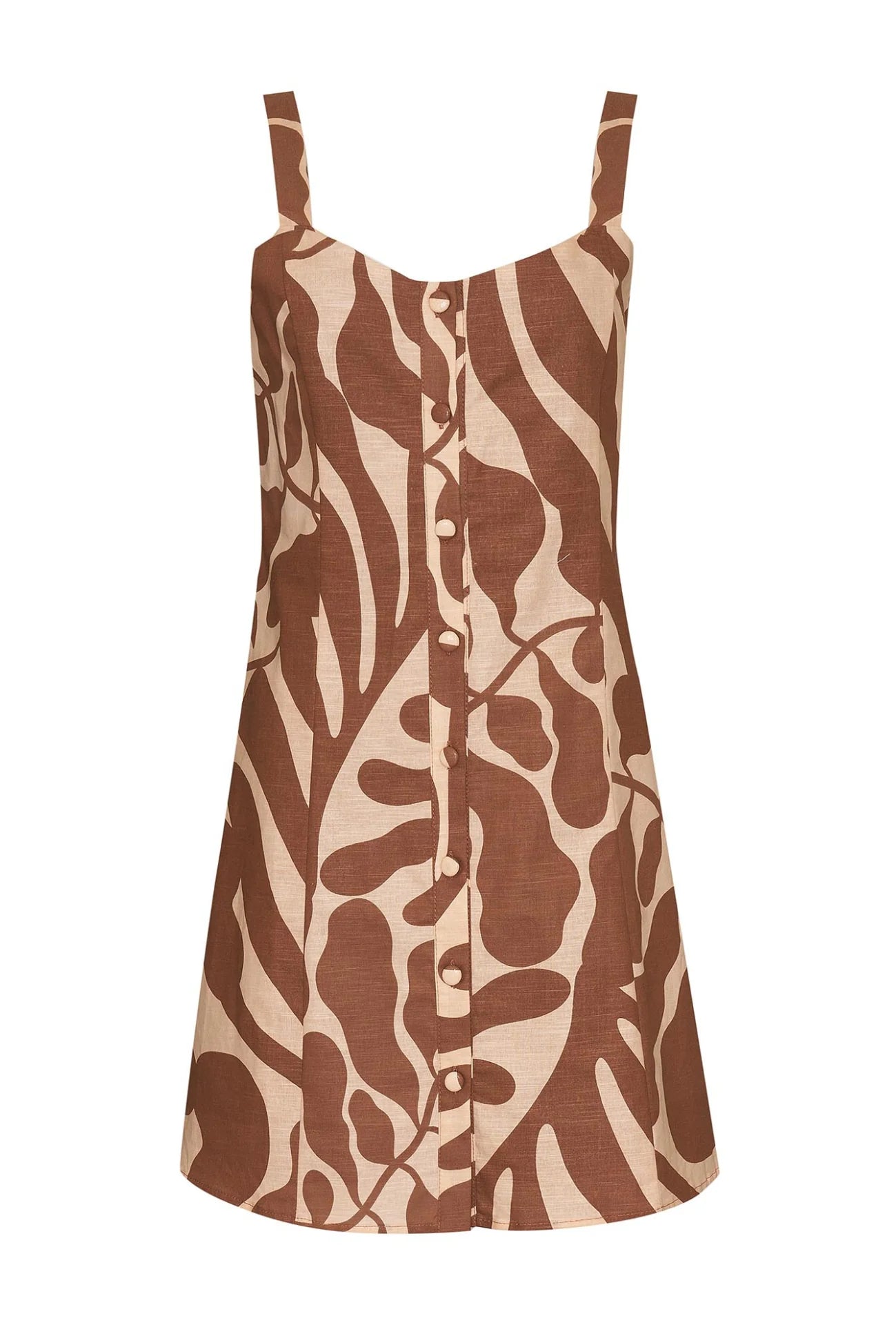 Phoenix Mini Dress Sea Fern