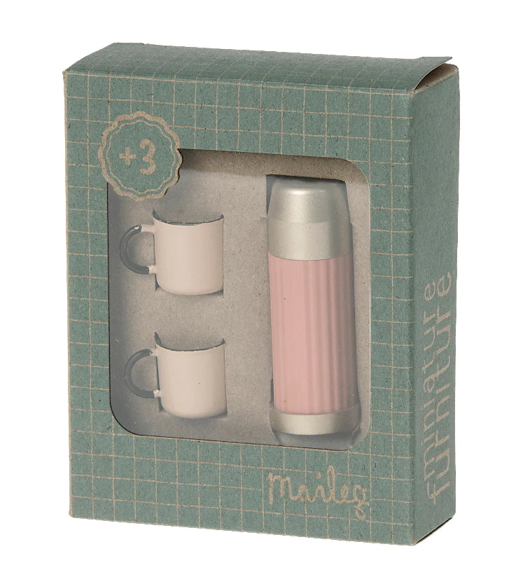 Miniature Thermos and Cups