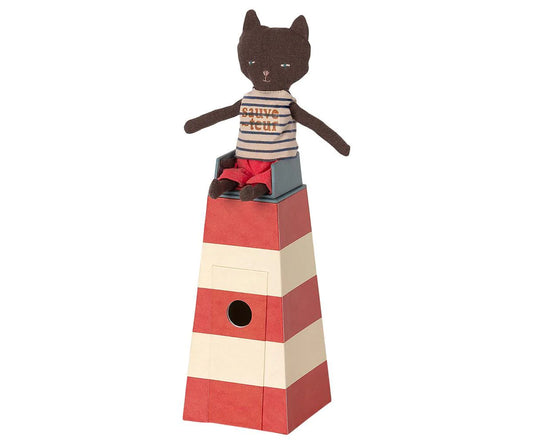 Lifeguard Tower with Cat