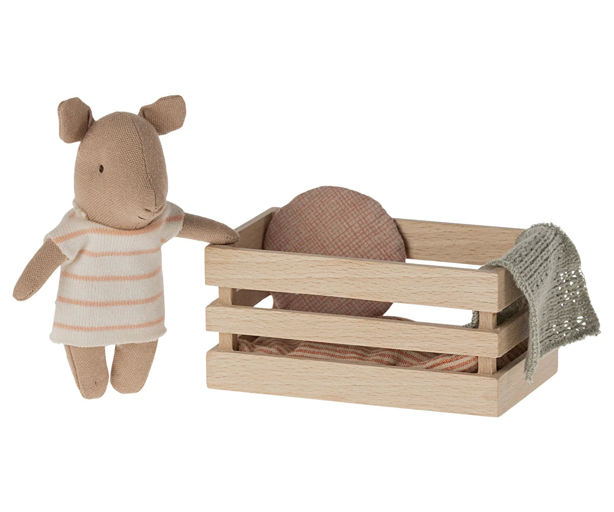 Pig Baby in Box Girl