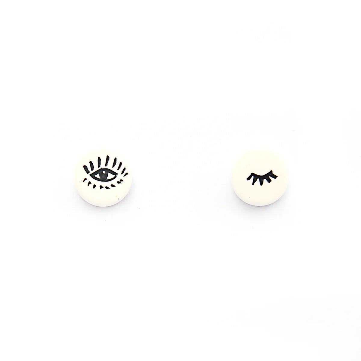 Winking Eye Studs
