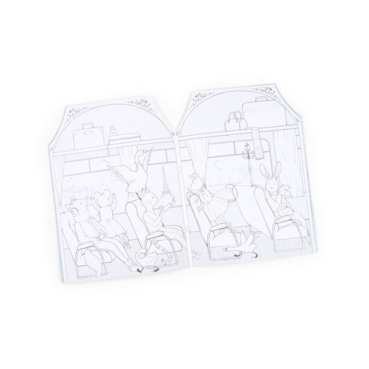 Ecole de Danse Colouring Book with Stickers