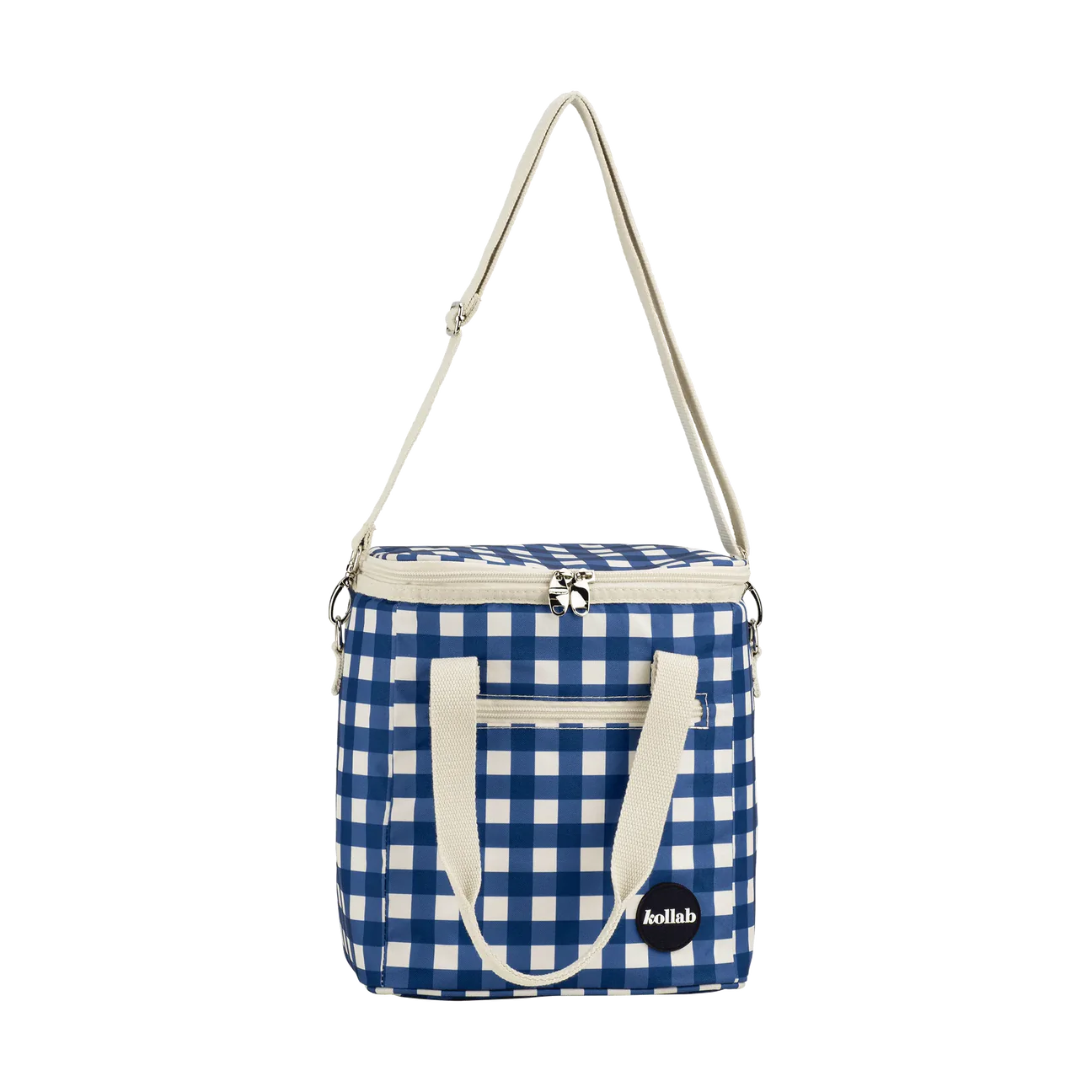 Mini Cooler Blue Check