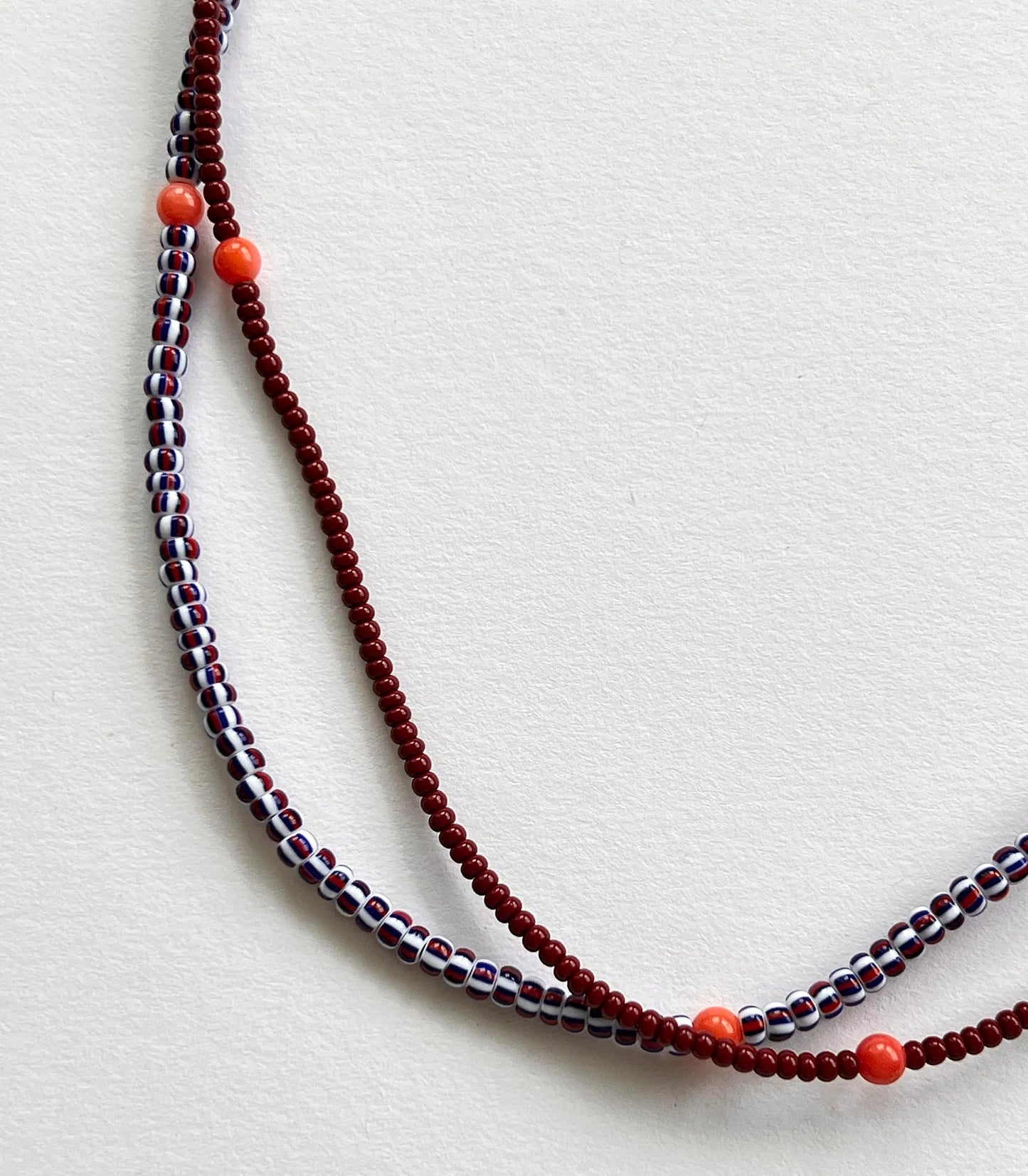 Burgundy Necklace Plain