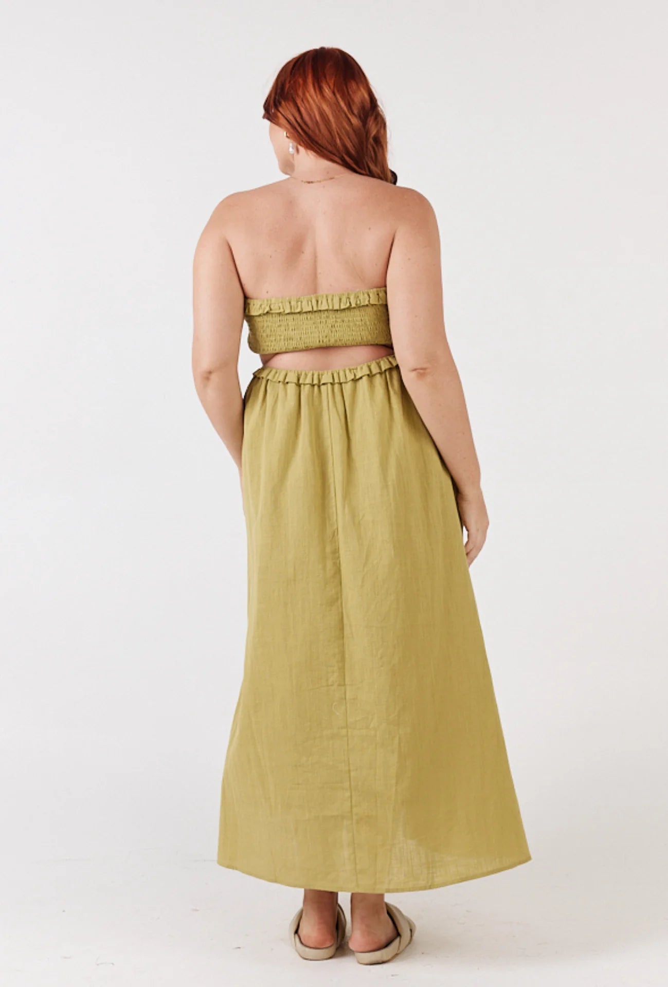 Maui Midi Dress Avocado
