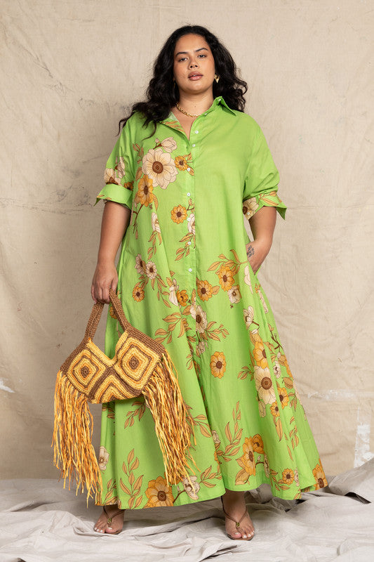 Vesta Opera Dress Fern