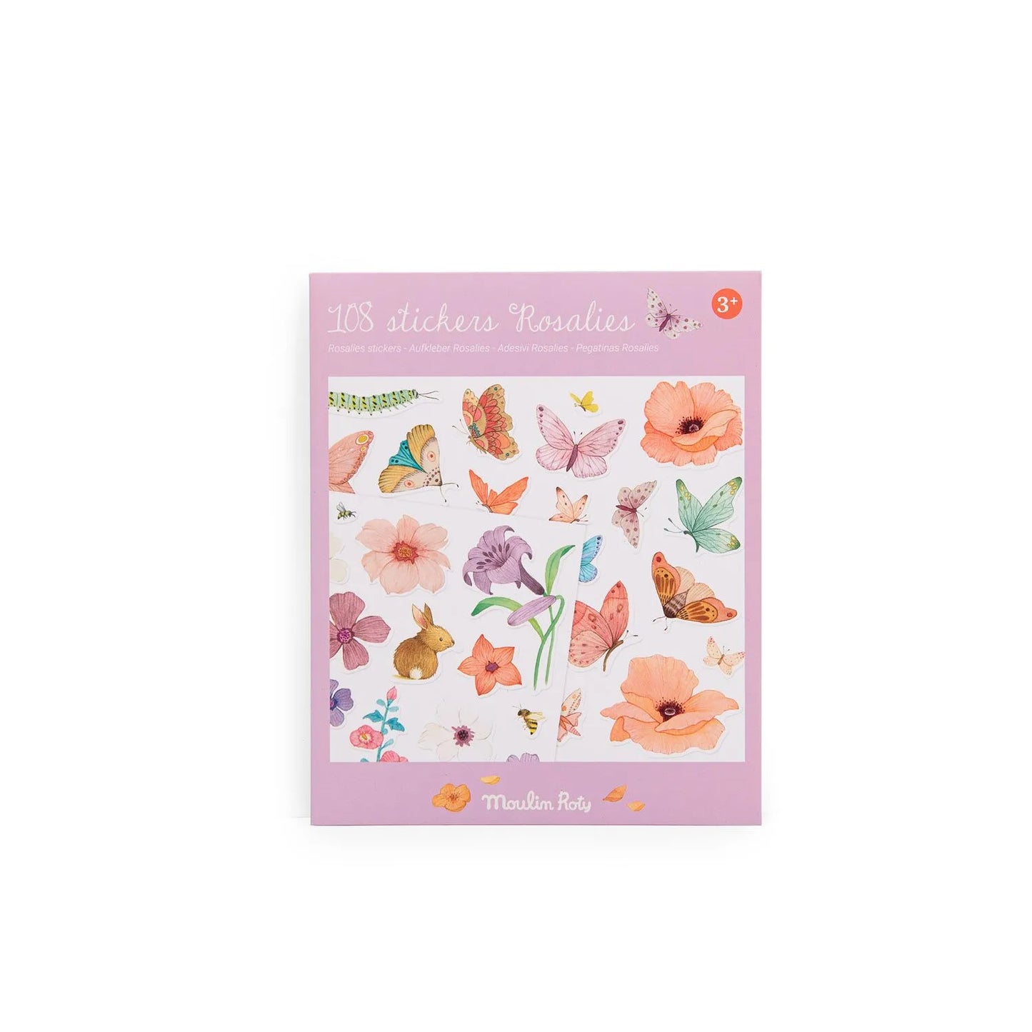 Les Rosalies pack of 108 stickers