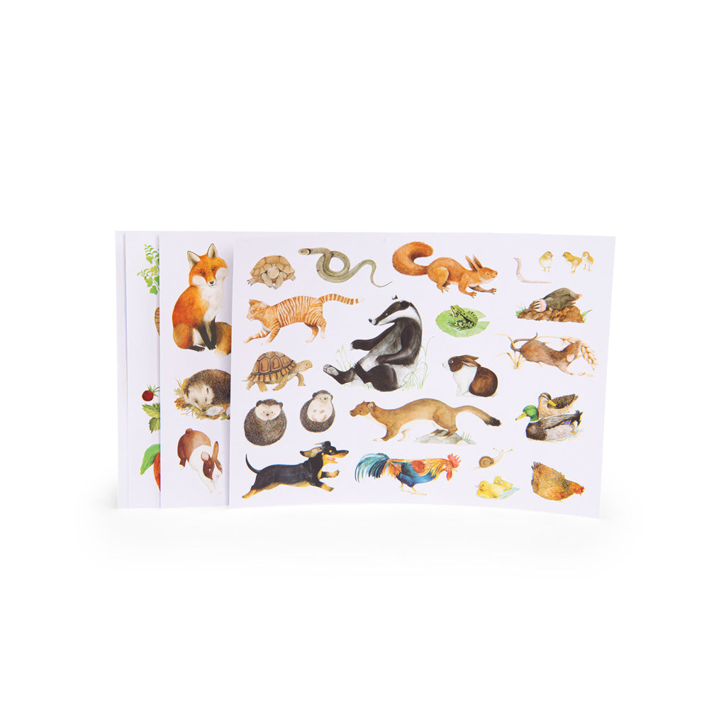 Le Jardin pack of 100 stickers: The Gardener