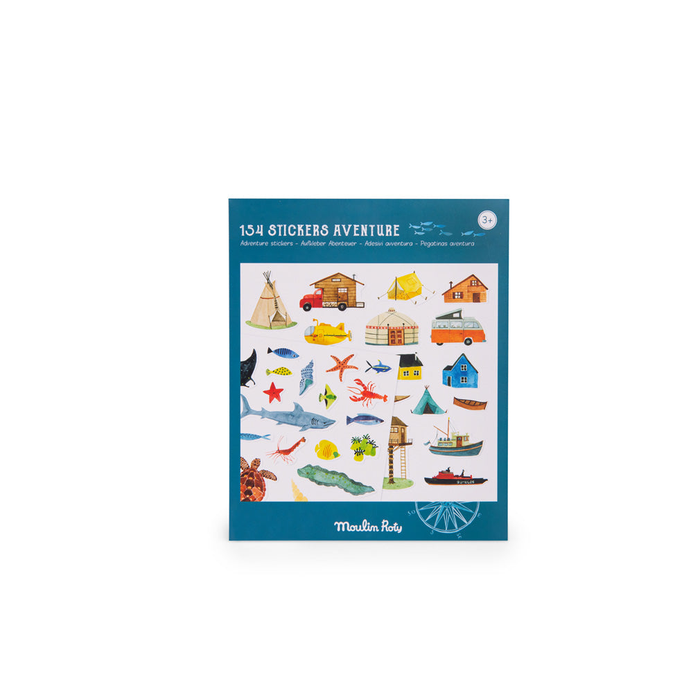 Explorateur pack of 154 stickers