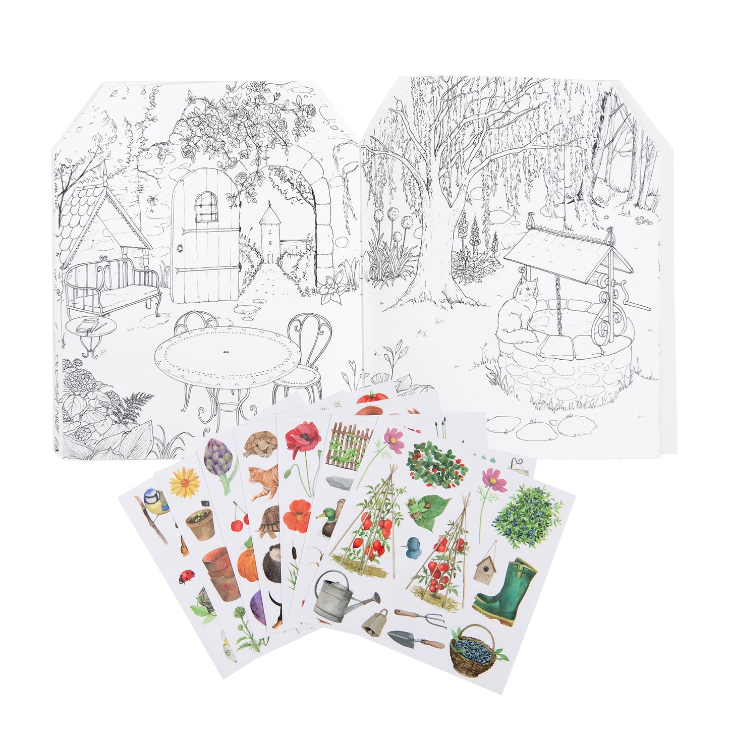 Le Jardin Gardener Sticker Book