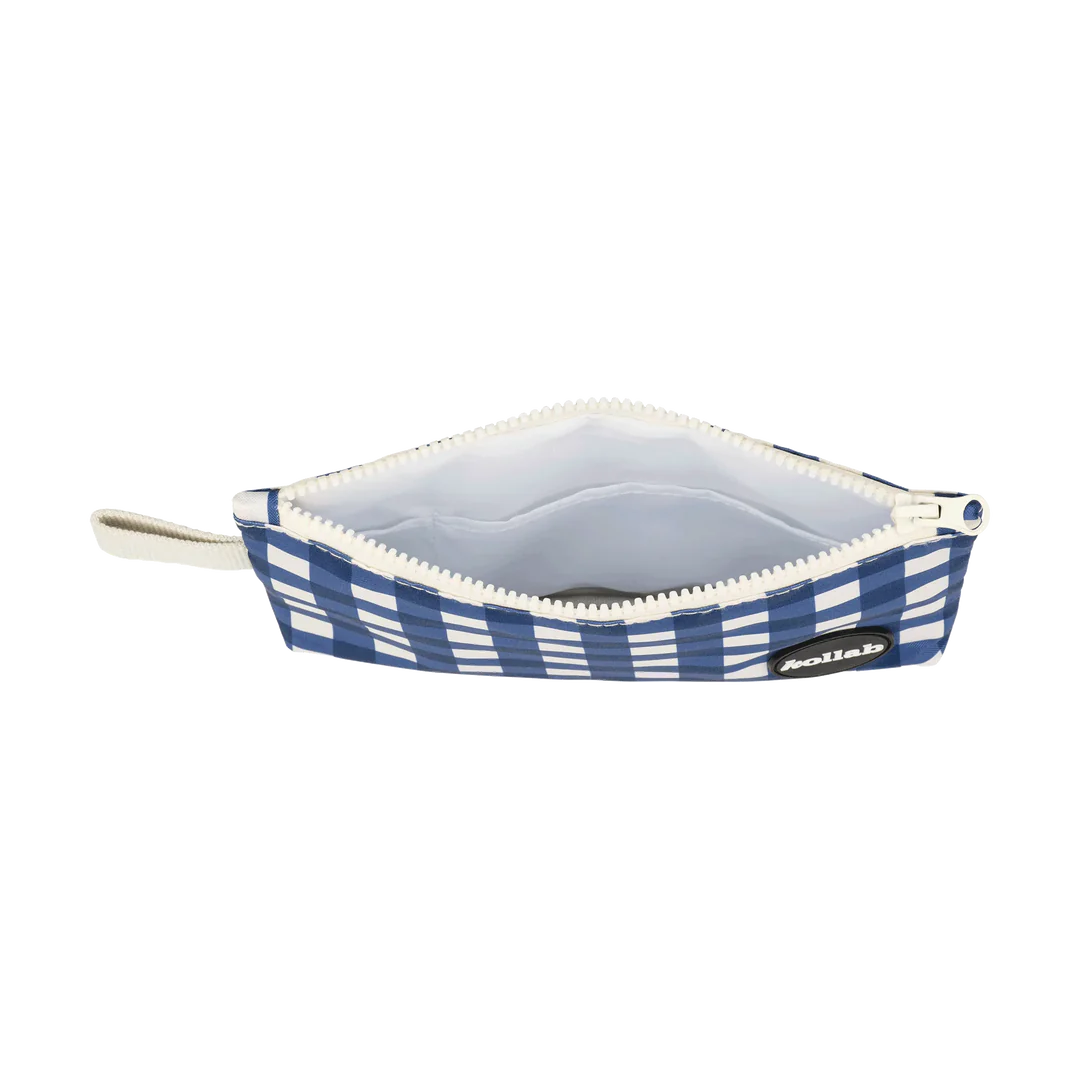Mini Pouch Blue Check