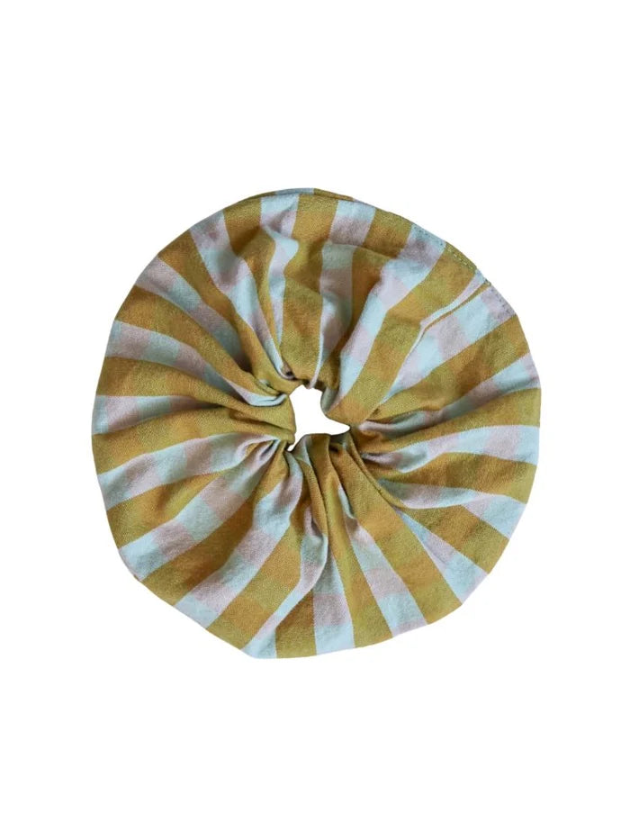 Pink Quartz Seersucker Scrunchie