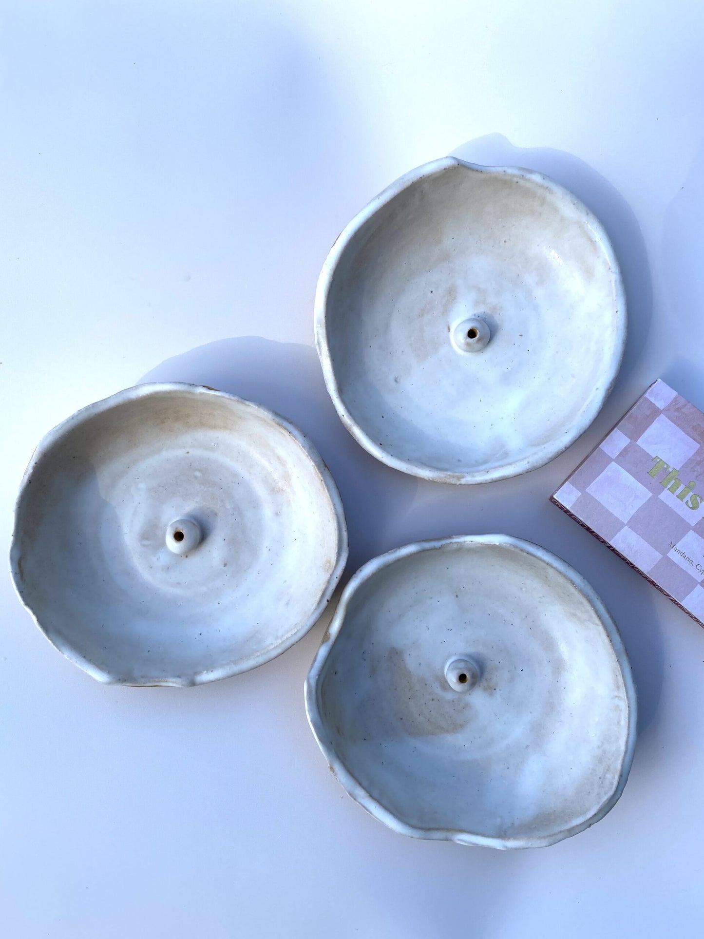 Organic Round Incense Holder