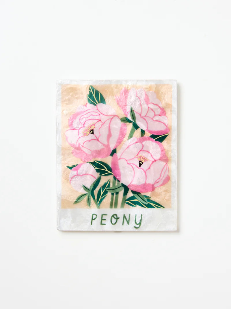 Market Peony Wall Art